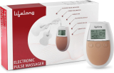 Lifelong Llm315 Electric Nerve Stimulation Pulse Massager Digital Massage Machine For Body Massager(White)