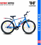 Fastway Bicycle Hopper Jetpro 26T Blue, With 90% Assembled 26 T Road Cycle(Single Speed, Blue)