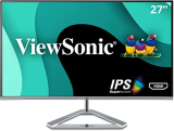 (Renewed) Viewsonic Vx2776-Sh Full Hd Ips Monitor, 27 Inch Frameless Bezel, 75Hz, Flicker Free, Viewmode, Dual Hdmi, Vga, Audio Out