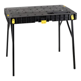 Stanley Stst83492-1 6.7 Kg Essential Workbench With 320 Kg Load Capacity With Foldable Worktop For Easy Transport & Storage For Home, Diy & Professional Use, Yellow & Black (Made In Israel)