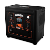 Luminous Edge Go P1200 Portable Power Station | 800W Output | 864 Wh | Fast Charging | Powers Multiple Devices | For Campers, Outdoor Shoot, Travel, Outdoor Parties, & Home Back-Up | 5 Year Warranty