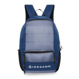 Giordano Standard Laptop Bag For Men And Women | Laptop Backpack With Side Pockets| Unisex Zip Closure Backpack | Backpack With Rfid Blocking | School Bag For Boys And Girls,Navy