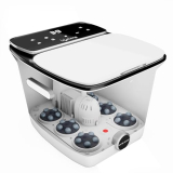 Lifelong Premiun Foot Spa Massager Machine For Pain Relief & Relaxation – Premium Portable & Automatic Foot Spa – Leg Massager Pedicure Tub With Bubble, 6 Massage Roller, Heat For Home Comfort & Wellness