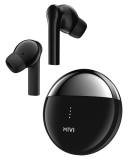 Mivi Duopods A650 New Launch True Wireless In Ear Earbuds With Quad Mic Enc, 13Mm Rich Bass Drivers, 55Hrs Playtime, Low Latency, Fast Charging, Clear Audio Quality, Made In India (Zed Black)