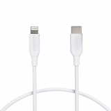 Amazonbasics Mfi Certified Usb-C To Lightning Cable Cord For Smartphone (1-Ft, White)