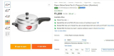 Pigeon Deluxe Senior Pan 6 L Pressure Cooker at ₹1,099Delhi available | Check For Your Pincode