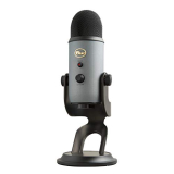 Blue Yeti Usb Microphone For Recording, Streaming, Gaming, Podcasting On Pc And Mac, Condenser Mic For Laptop Or Computer With Blue Vo!Ce Effects, Adjustable Stand, Plug And Play – Slate