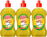 stanfresh Liquid Dish Wash Gel( Pack Of 3) Dish Cleaning Gel(Lemon, 3 x 0.5 L)