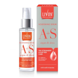 Livon Professional Nourishing Serum For Women & Men | With Argan, Shea & Multivitamins | For Softer, Stronger & Frizz-Free Hair | No Paraben, Sulphate Or Mineral Oil | All Hair Types | 100Ml