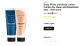 LOOT ARATA : Body Wash and Body Lotion Combo for Clean and Nourished Skin – 75ml each at ₹ 209 + FREE SHIPPING