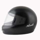 Sage Square Audi Full Face Clear Visor Helmet | Isi Certified | High Standard Safety | Extra Comfort & Stylish (Medium, Black Matte)