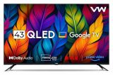 Vw 109 Cm (43 Inches) Pro Series 4K Ultra Hd Smart Qled Google Tv Vw43Gq1 (Black)