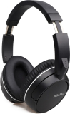 Agaro Bluetooth Headphone With Active Noise Cancellation Bluetooth Headset(Black, On The Ear)