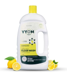 Vyom India Floor Wash – Eco Friendly, Biodegradable, Child & Pet Friendly| Infused With Lemon Grass & Cedarwood Essential Oils| 1Ltr
