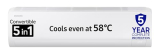 Samsung 1 Ton 3 Star Digital Inverter Split Ac (Faster & Powerful Cooling Even At 58 Degree C, 100% Copper, 5 Year Comprehensive Warranty, 5 Step Convertible, Ar50F12D0Lhnna, White)