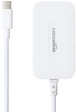 Amazon Basics 4 Port Usb 2.0 Hub, 0.3M Length, 37.5 Grams White