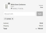 LOOT : Whole Green Cardamom at ₹0Use Code : CKFREEJust Pay ₹99 Shipping