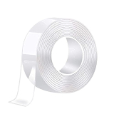 Double Sided For Wall Waterproof Grip Tape 3 Metre Length Secure Anything, Reusable Adhesive Anti-Slip Strong Traceless Multi-Functional Sticky Strips Tape (Grip Tap)