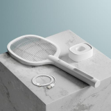 Lifelong 2 in1 Foldable Electric Mosquito Racket | Mosquito Killer Racket | Fly Swatter with Base Stand | Mosquito Trap & UV Light | Base Type-C Charging | Rechargeable 1200mAh Battery | Mosquito Bat