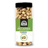 Wonderland Foods (Device) – Dry Fruits American California Roasted & Salted Jumbo Pistachios (Pista) 500G Jar | Super Crunchy & Delicious Healthy Snack | Vitamins & Minerals Rich | Immunity Booster