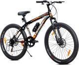 Leader Beast Multispeed Bike With Fs & Dd Brake 26 T Mountain Cycle(7 Gear, Black, Only Front Suspension)