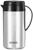 Amazon Brand – Solimo Stainless Steel Polo Flask | Thermos Hot Cold Flask | Beverage Dispenser | 100% Food Grade | Easy To Clean | For Office, School, Travelling (900Ml)