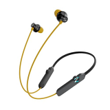 Zebronics Yoga N2 Rgb Neckband With 30H Playtime, Enc Mic, 50Ms Gaming Mode, Powerful Bass, Voice Assistant, Ipx4, Dual Pairing,Bt V5.2,Type C Port,Bluetooth Wireless In Ear Earphones With Mic(Yellow)