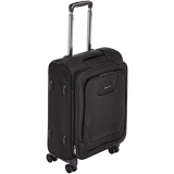 Amazonbasics Expandable Softside Carry-On Spinner Luggage Suitcase With Tsa Lock And Wheels – 21 Inch, Black