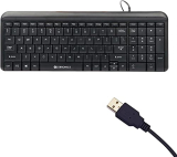 Zebronics Zeb-Glide Usb Wired Multimedia Keyboard For Pc/Laptop With Rupee Symbol Key, Plug & Play, Gold Plated Usb Connector