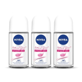 Nivea Female Mulethi Deodorant Roll On, Whitening Smooth Skin, 50Ml (Pack Of 3)
