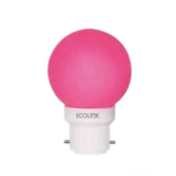 Ecolink 0.5W Base B22 Neoglow Led Bulb (Pink,Pack Of 4)