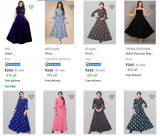 Women’s Gown from ₹294