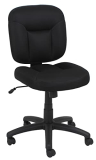 Amazonbasics Low Back Task Chair (Black, Fabric)