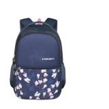 Priority Achiever 003 35 Liters Navy Blue Polyester Stylish College Bag | Printed Backpack Unisex Bag For College Office Suitable For Men & Women (25887)