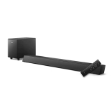Philips Audio Tab5305 2.1 Ch 140W Bluetooth Soundbar With Wireless Subwoofer, Multi-Connectivity Option With Supporting Usb, Aux, Fm & Remote Control (Black)