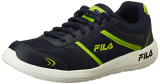 Fila Mens Pea/Lim Pnch Running Shoes 11010706 6