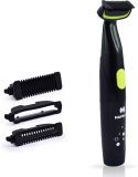 Havells Bg 6001 Body Groomer 30 Min  Runtime 2 Length Settings(Black)