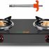 Sigri-Wala Tornado Delux Isi Certified Glass Manual Gas Stove(1 Burners)