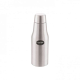 Cello Ivana Stainless Steel Double Walled Water Bottle, Hot And Cold, 900Ml, 1 Unit, Silver