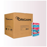 Origami 1 Ply Napkins – Pack Of 120 (80 Pulls Per Roll, 9,600 Sheets)