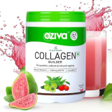OZiva Vegan Collagen (Guava Glow) for Skin, Hair & Nails | Plant-Based Collagen Peptides Supplement for Men & Women | Non-GMO, No Sugar Added | Powder, 200g (Pack of 1)