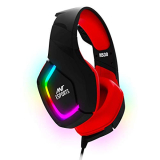 Ant Esports H530 Wired Over Ear Headphones With Mic (Black, Red)