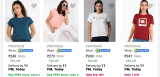 PROVOGUE Women’s T Shirts upto 75% Off starting !at ₹249.