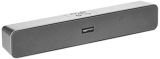 Amazonbasics Bluetooth Speaker 5.0 Soundbar With 16W Rms, 2000Mah Battery, Upto 19 Hrs Playtime Aux/Usb Port (Grey)