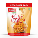 Kwality Corn Flakes – Made With Golden Corns, 99% Fat Free, Natural Source Of Vitamin, Iron And Protein 1Kg [Pack Of 1]