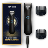 Menhood Grooming Trimmer Mini|Body Private Part Shaving Trimmer for Men|Rechargeable|Cordless|Waterproof|LED Torch|Upto 90 Min Run-Time|Skin Protective|Travel Friendly|,Battery Powered