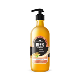 Park Avenue Beer Shampoo For Shiny And Bouncy Hair, With Hops, Barley, Proteins And Vit. B, 650Ml, 670G