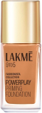 Lakmé 9To5 Powerplay Priming Foundation, Built In Primer, Spf 20 Foundation(Neutral Chestnut, 25 Ml)