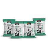Sundowner Foods Jowar Puffs | Roasted Healthy Snack | High Protein | No Maida | Millet-Based Snack(30Gm,Pack Of 4)