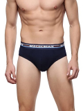 Macroman M-Series Men’S Modal Classic Regular Fit Solid Briefs (Pack Of 1) (Mic301_Navy Blue_S)